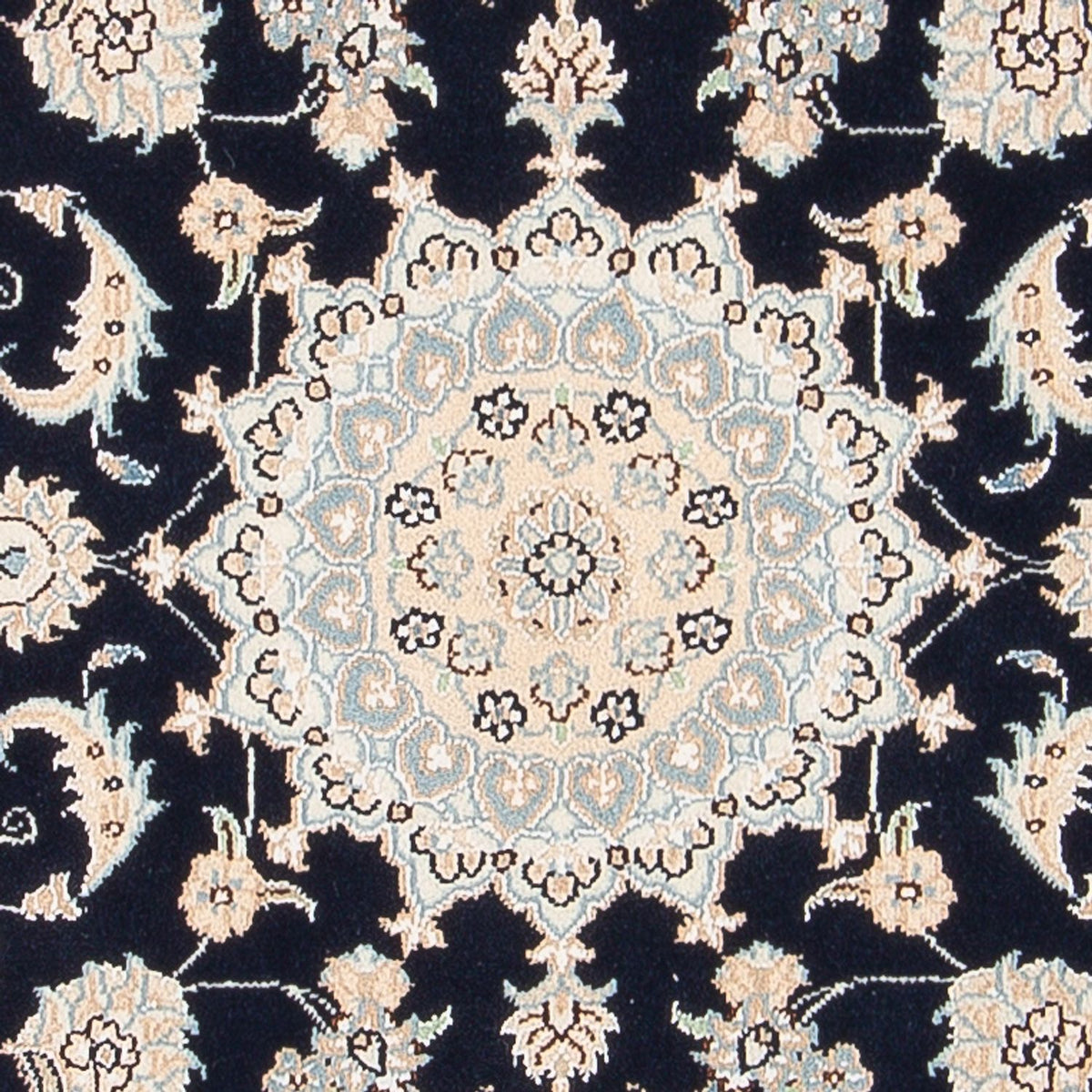 Alfombra Persa - Nain - Prima - 120 x 81 cm - azul oscuro