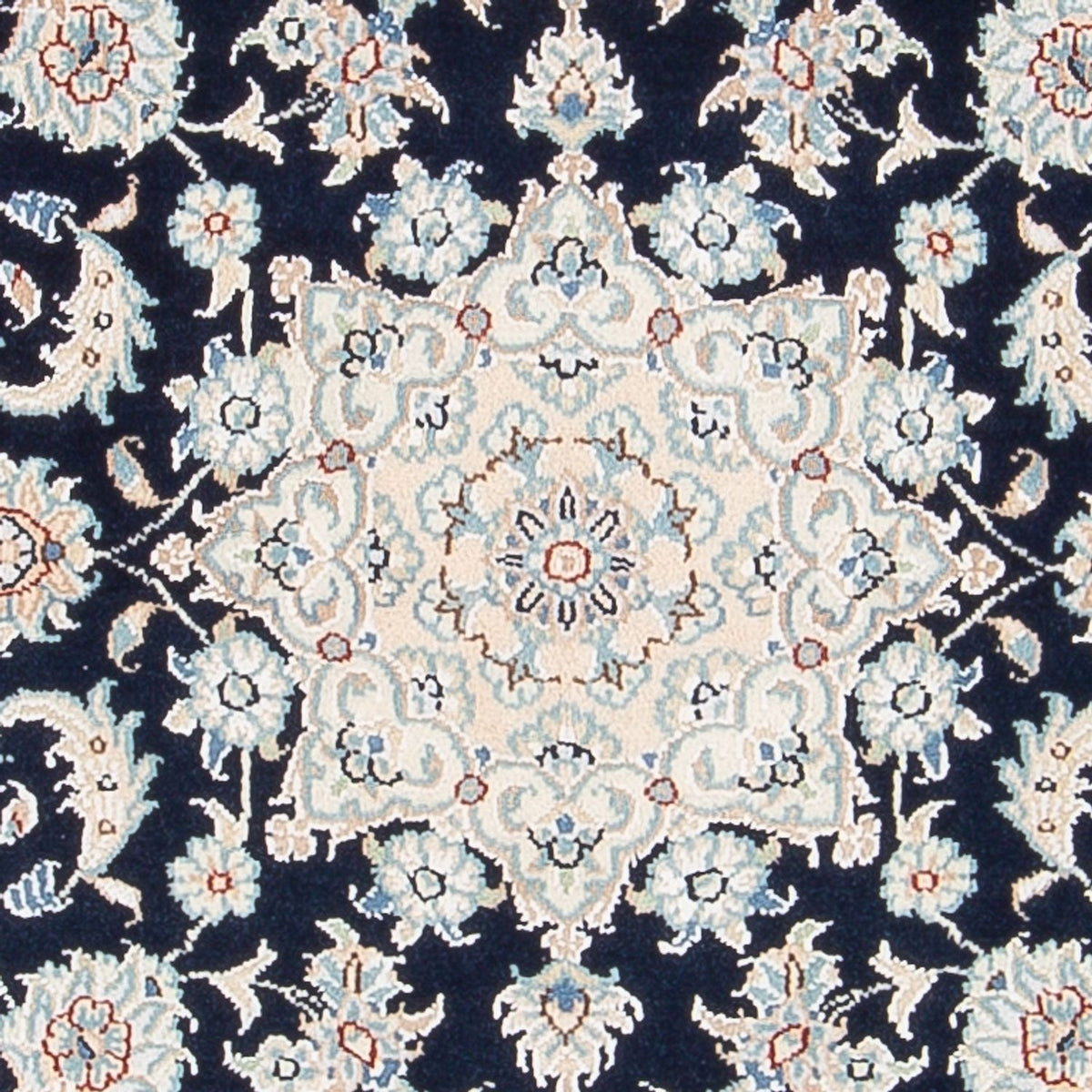 Alfombra Persa - Nain - Prima - 117 x 80 cm - azul oscuro
