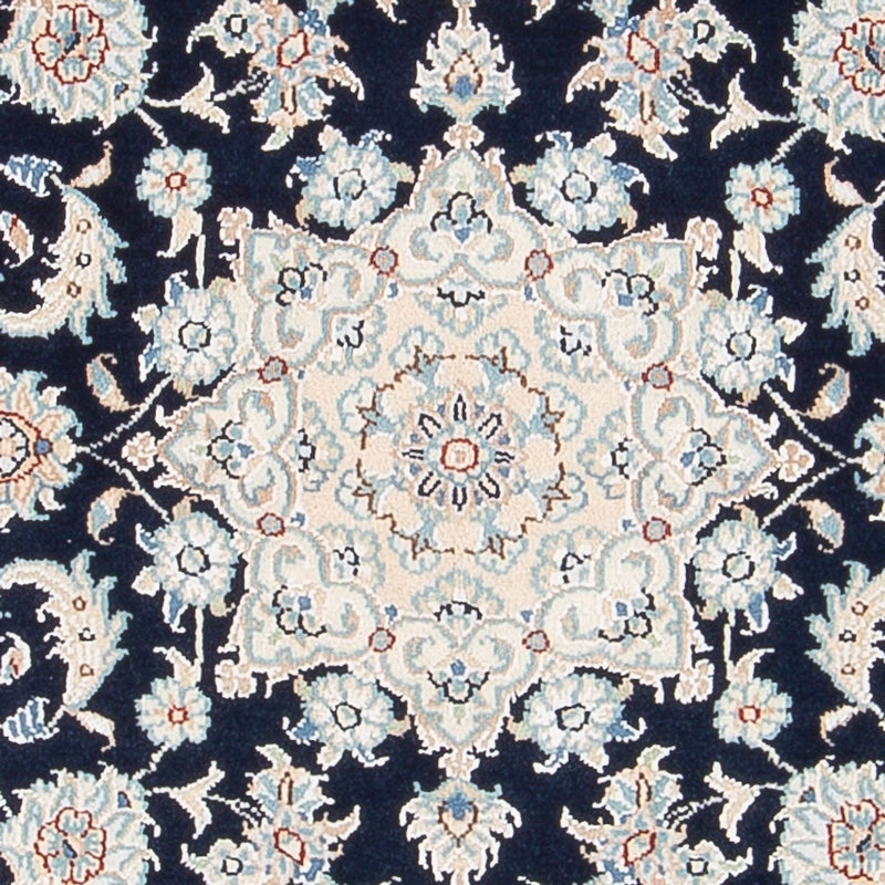 Alfombra Persa - Nain - Prima - 117 x 80 cm - azul oscuro