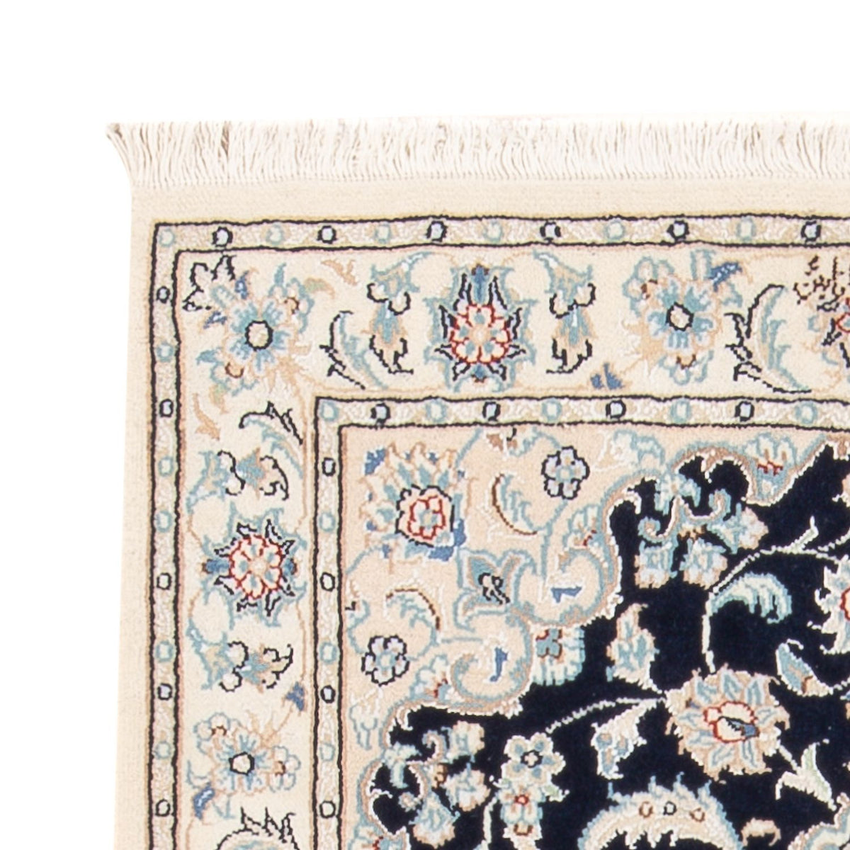 Alfombra Persa - Nain - Prima - 117 x 80 cm - azul oscuro