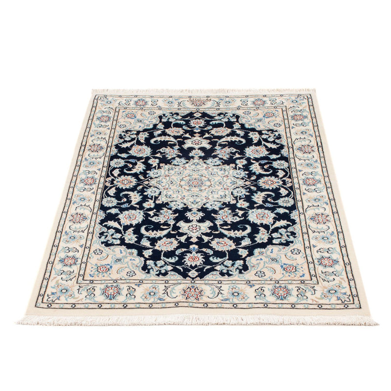 Alfombra Persa - Nain - Prima - 117 x 80 cm - azul oscuro