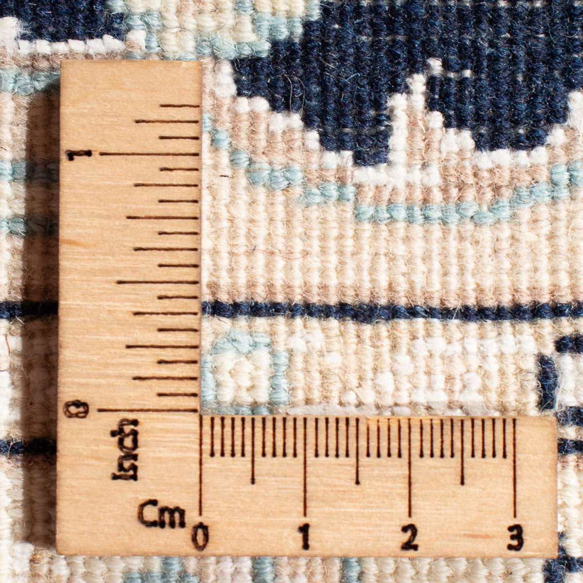 Alfombra Persa - Nain - Prima - 117 x 80 cm - azul oscuro