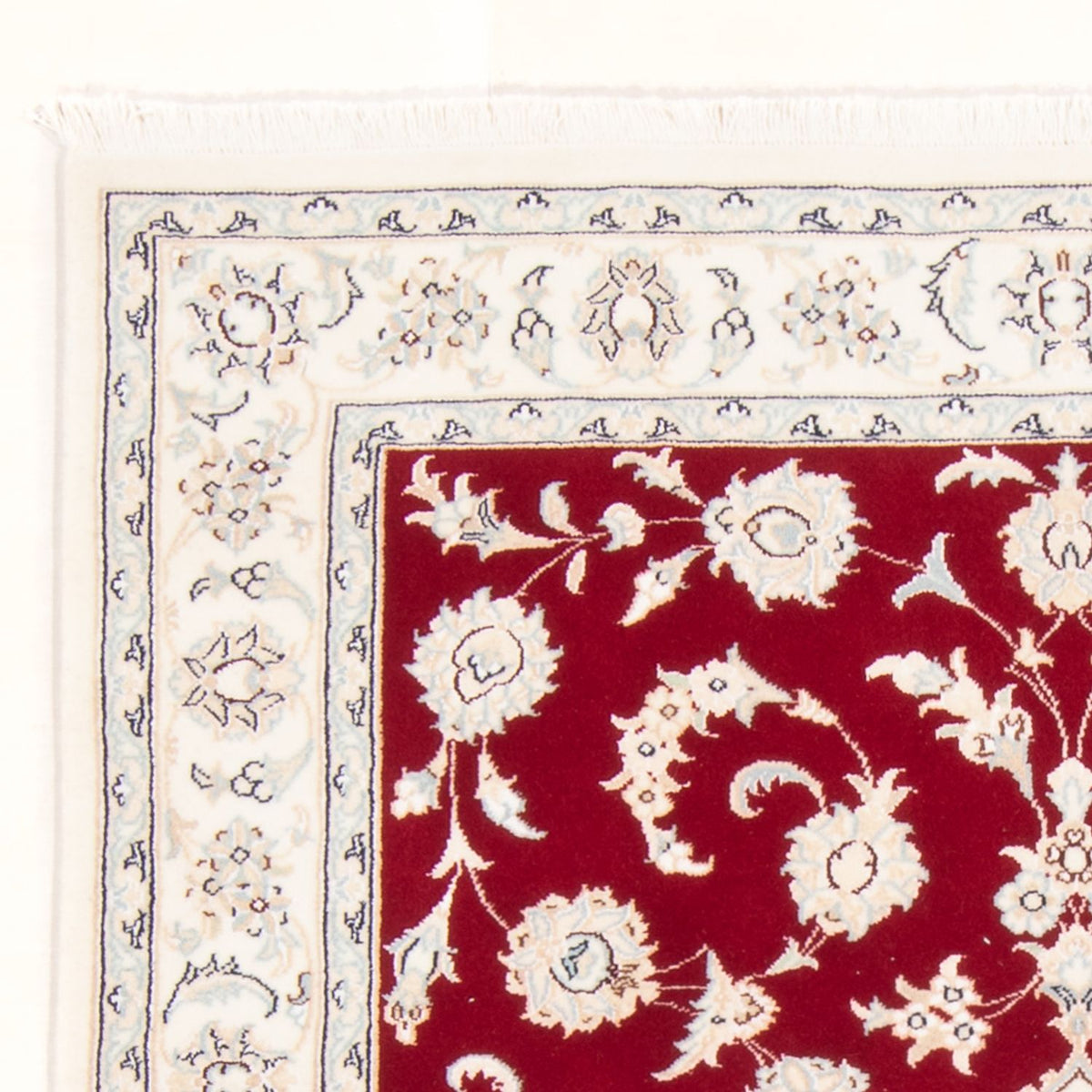 Alfombra Persa - Nain - Real - 152 x 107 cm - rojo