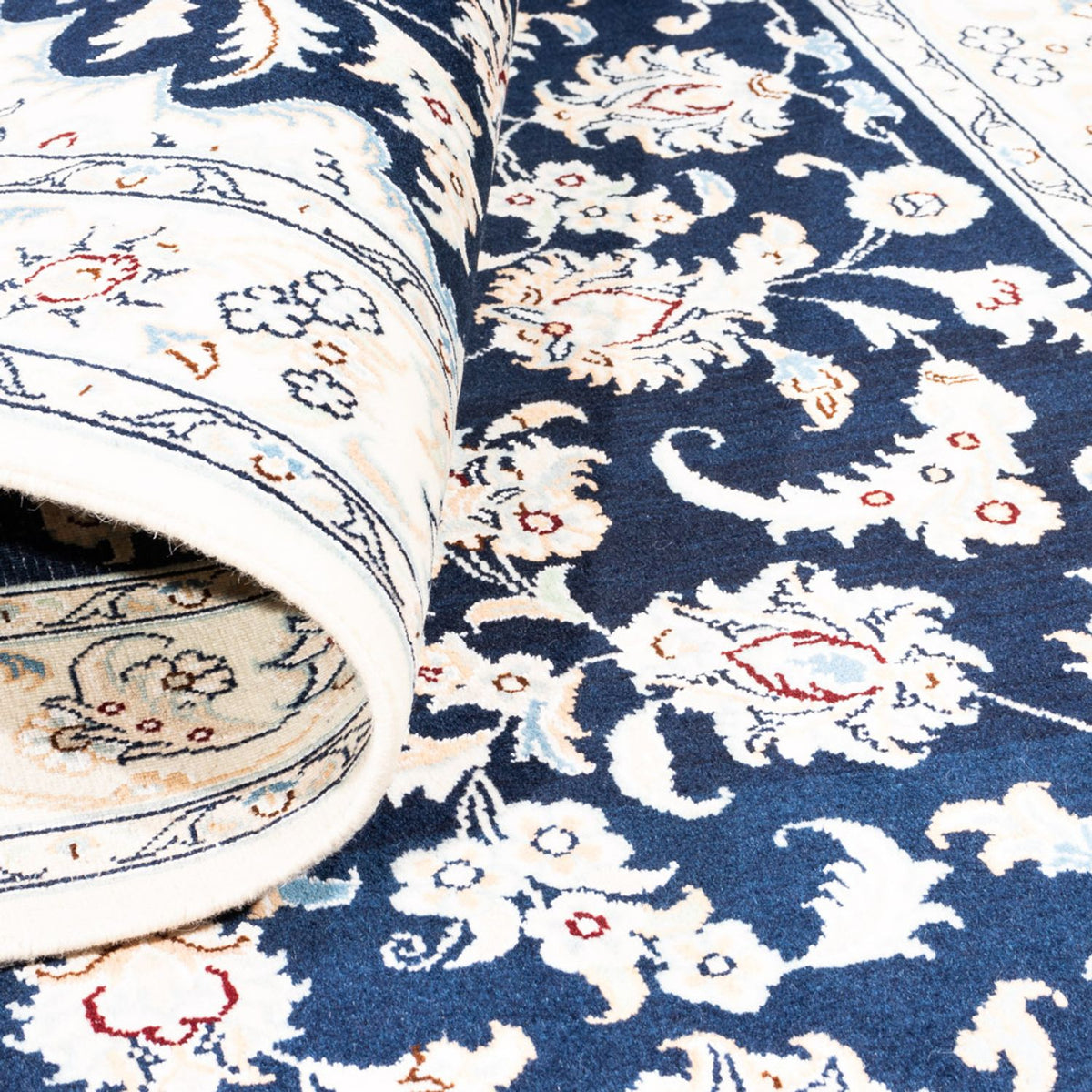 Alfombra Persa - Nain - Prima - 151 x 108 cm - azul