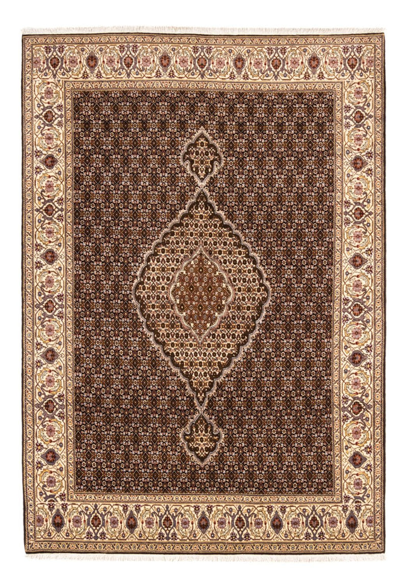 Alfombra Persa - Tabriz - Real - 241 x 170 cm - negro