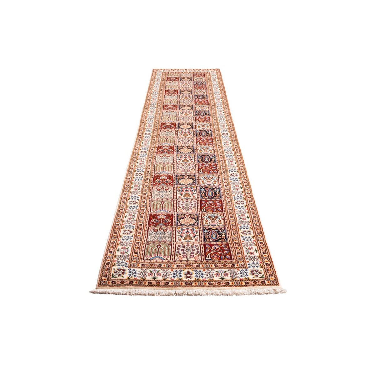 Alfombra de pasillo Alfombra persa - Clásica - 386 x 78 cm - multicolor