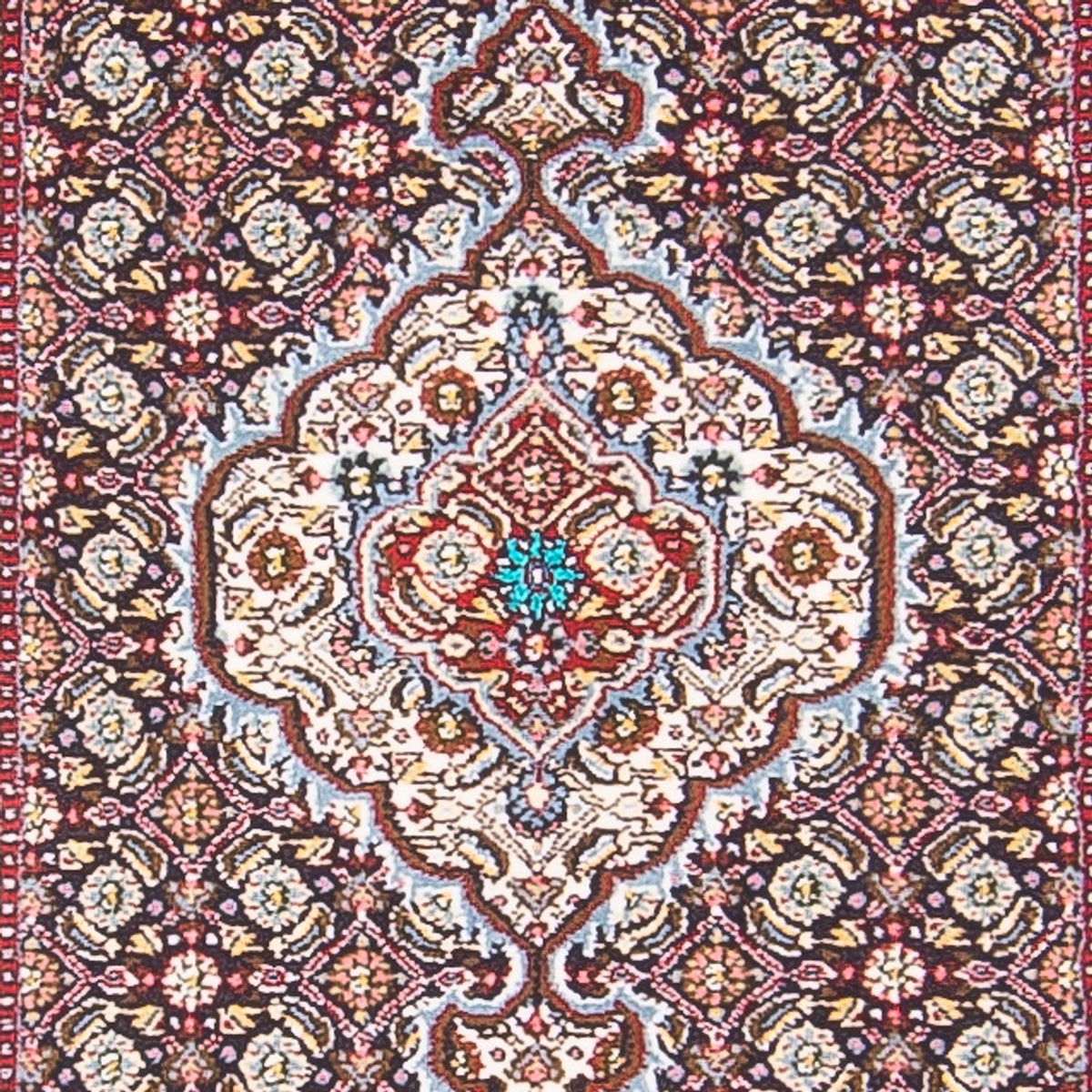 Alfombra de pasillo Alfombra persa - Clásica - 290 x 78 cm - azul oscuro