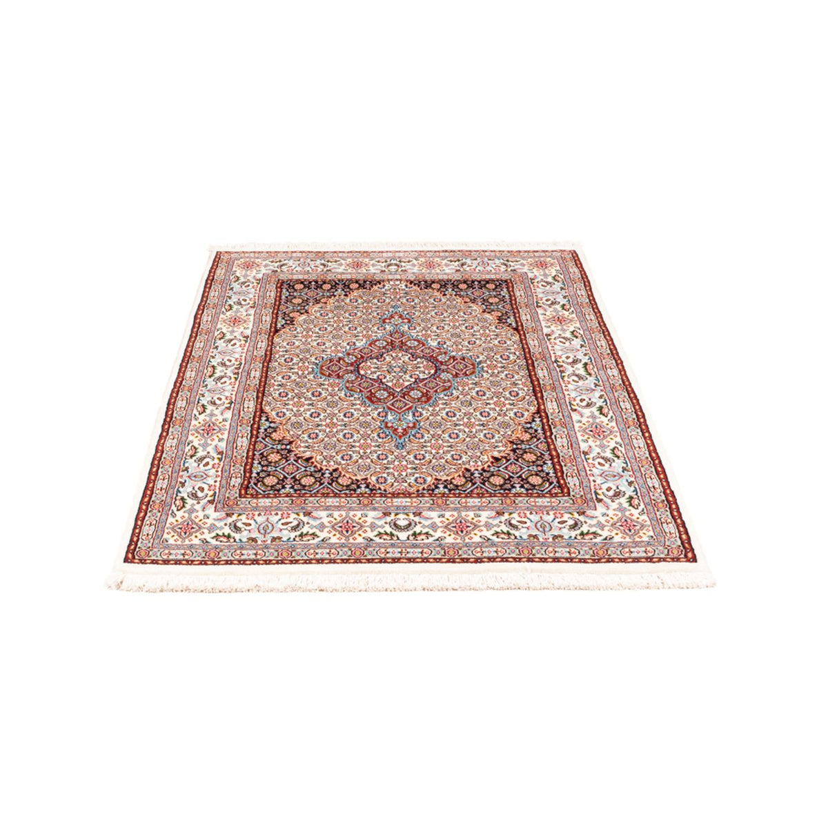 Alfombra persa - Clásica - 140 x 96 cm - crema