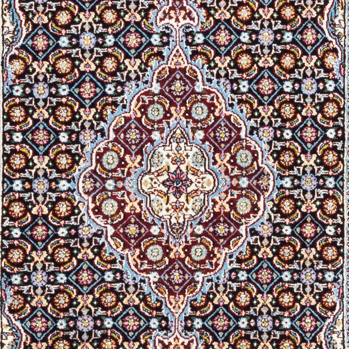 Alfombra persa - Clásica - 148 x 99 cm - azul oscuro