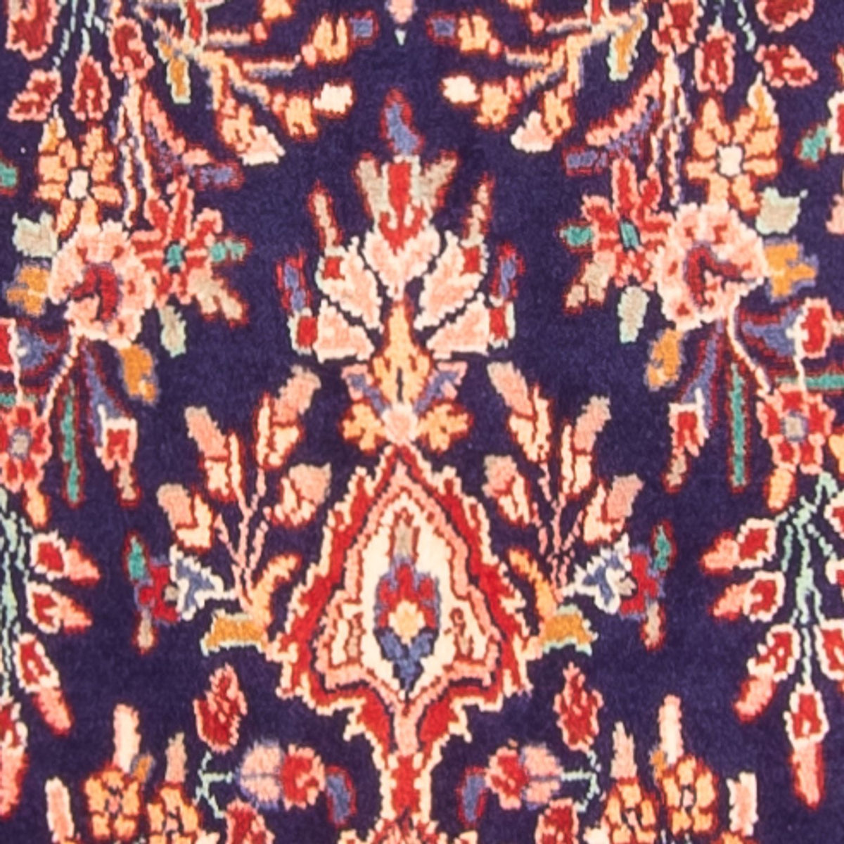 Alfombra de pasillo Alfombra persa - Nómada - 313 x 108 cm - azul oscuro