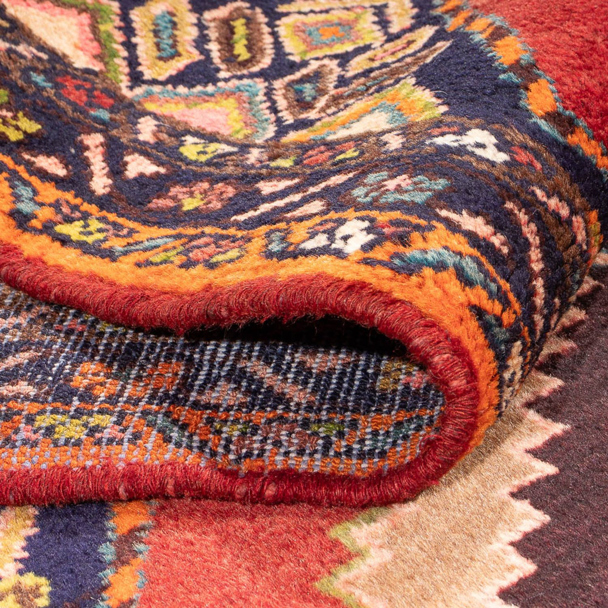 Alfombra de pasillo Alfombra persa - Nómada - 294 x 92 cm - rojo