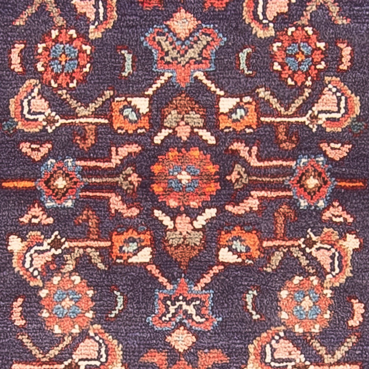 Alfombra de pasillo Alfombra persa - Nómada - 305 x 104 cm - azul oscuro