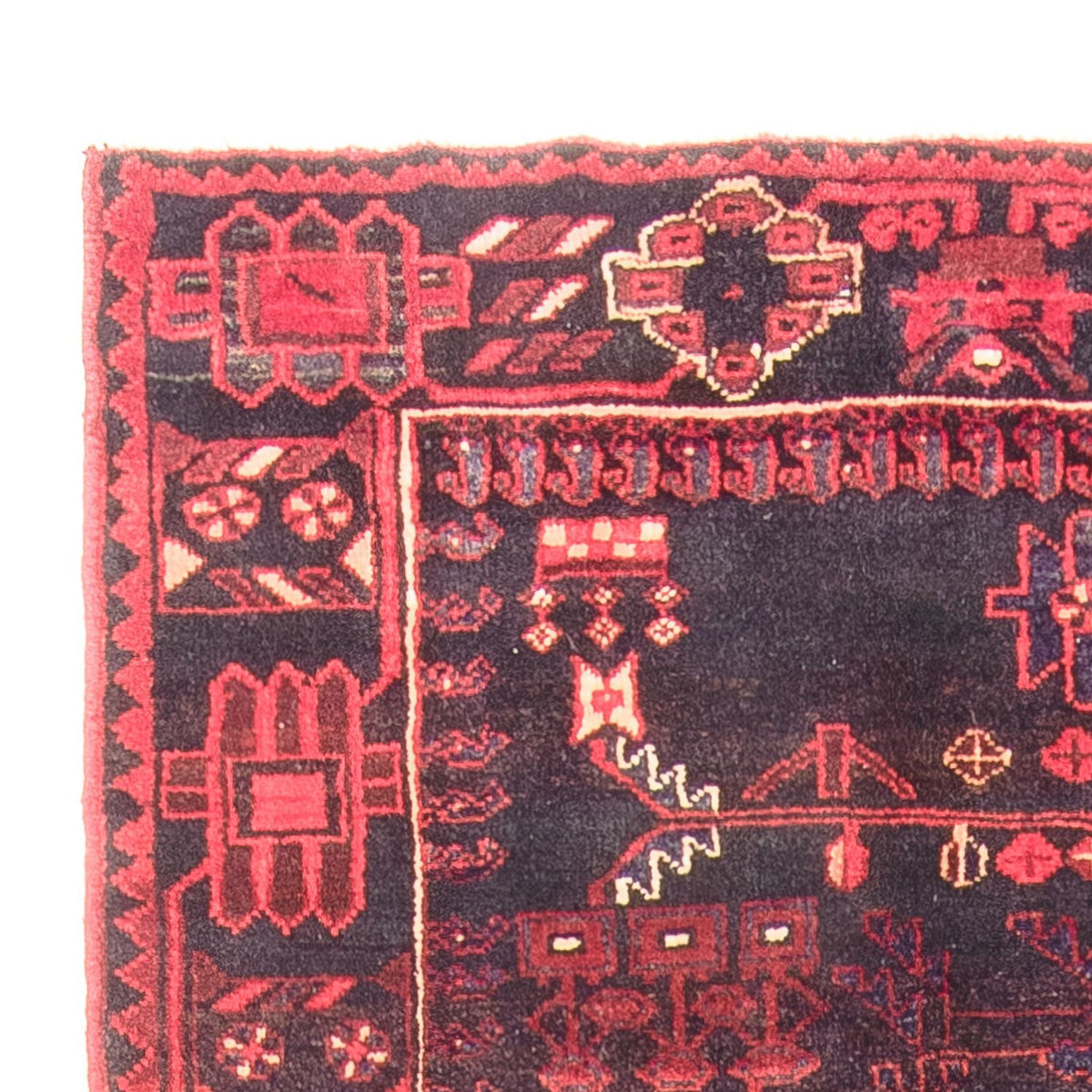 Alfombra de pasillo Alfombra persa - Nómada - 331 x 108 cm - azul oscuro