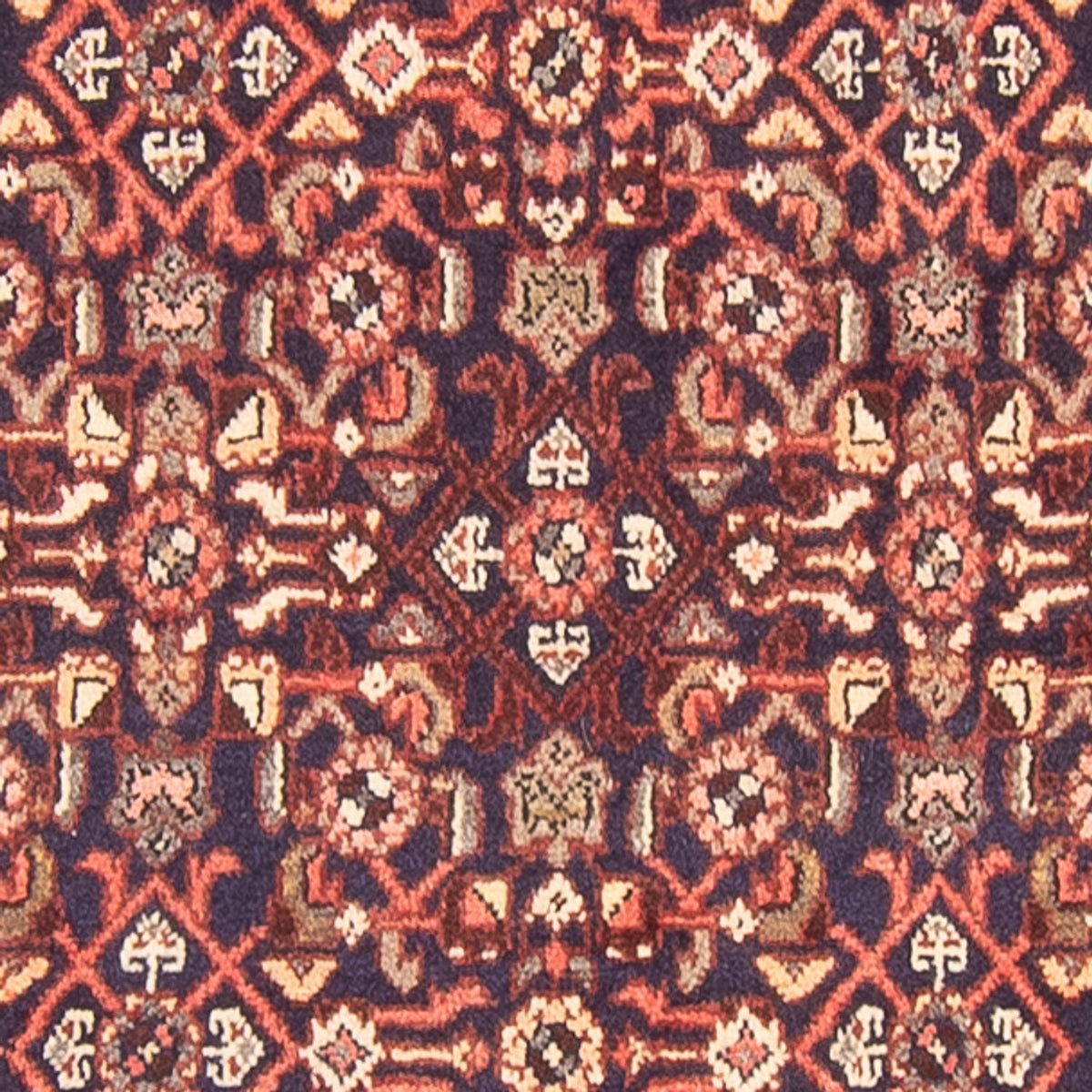 Alfombra de pasillo Alfombra persa - Nómada - 317 x 103 cm - azul oscuro