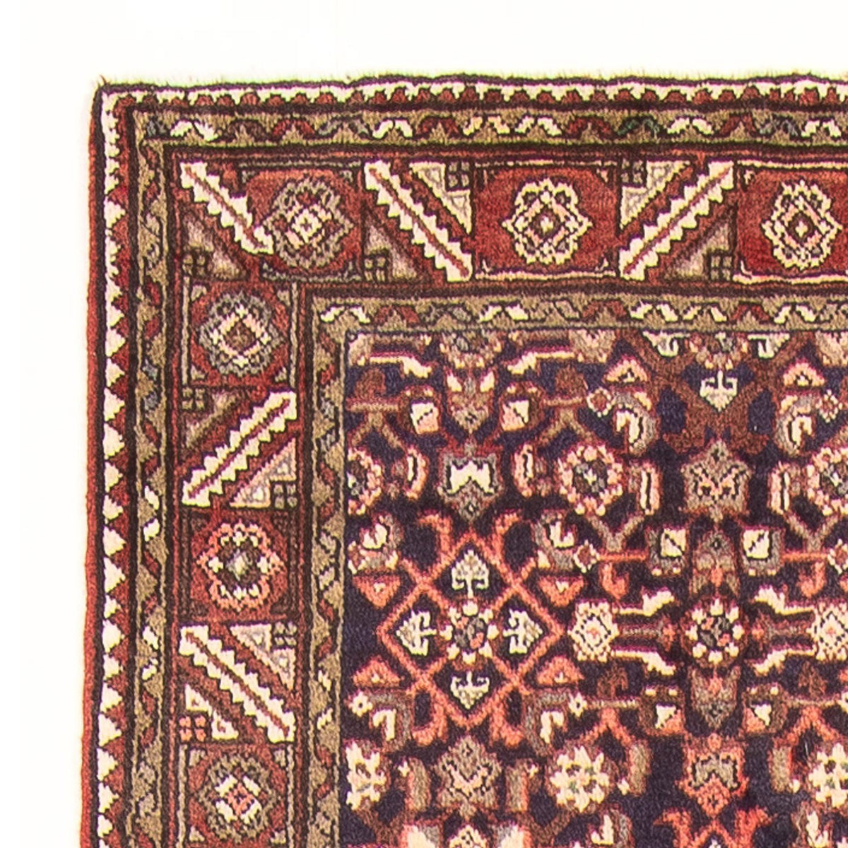 Alfombra de pasillo Alfombra persa - Nómada - 317 x 103 cm - azul oscuro