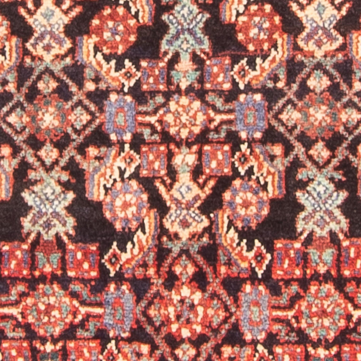 Alfombra de pasillo Alfombra persa - Nómada - 300 x 110 cm - azul oscuro