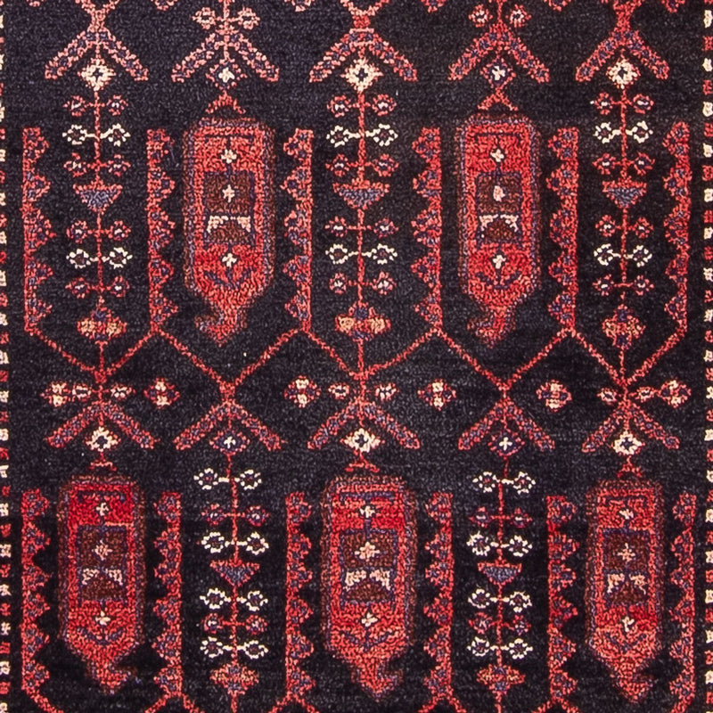 Alfombra de pasillo Alfombra persa - Nómada - 305 x 117 cm - azul oscuro