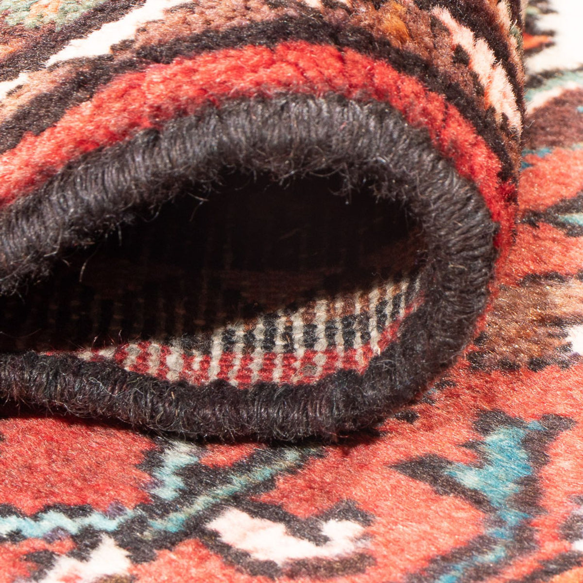 Alfombra de pasillo Alfombra persa - Nómada - 296 x 119 cm - rojo