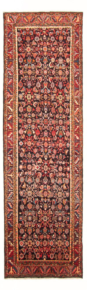 Alfombra de pasillo Alfombra persa - Nómada - 356 x 114 cm - azul oscuro