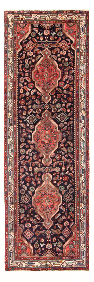 Alfombra de pasillo Alfombra persa - Nómada - 307 x 97 cm - azul oscuro