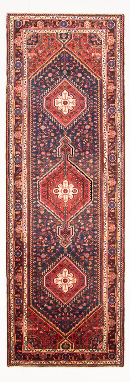 Alfombra de pasillo Alfombra persa - Nómada - 324 x 115 cm - azul oscuro