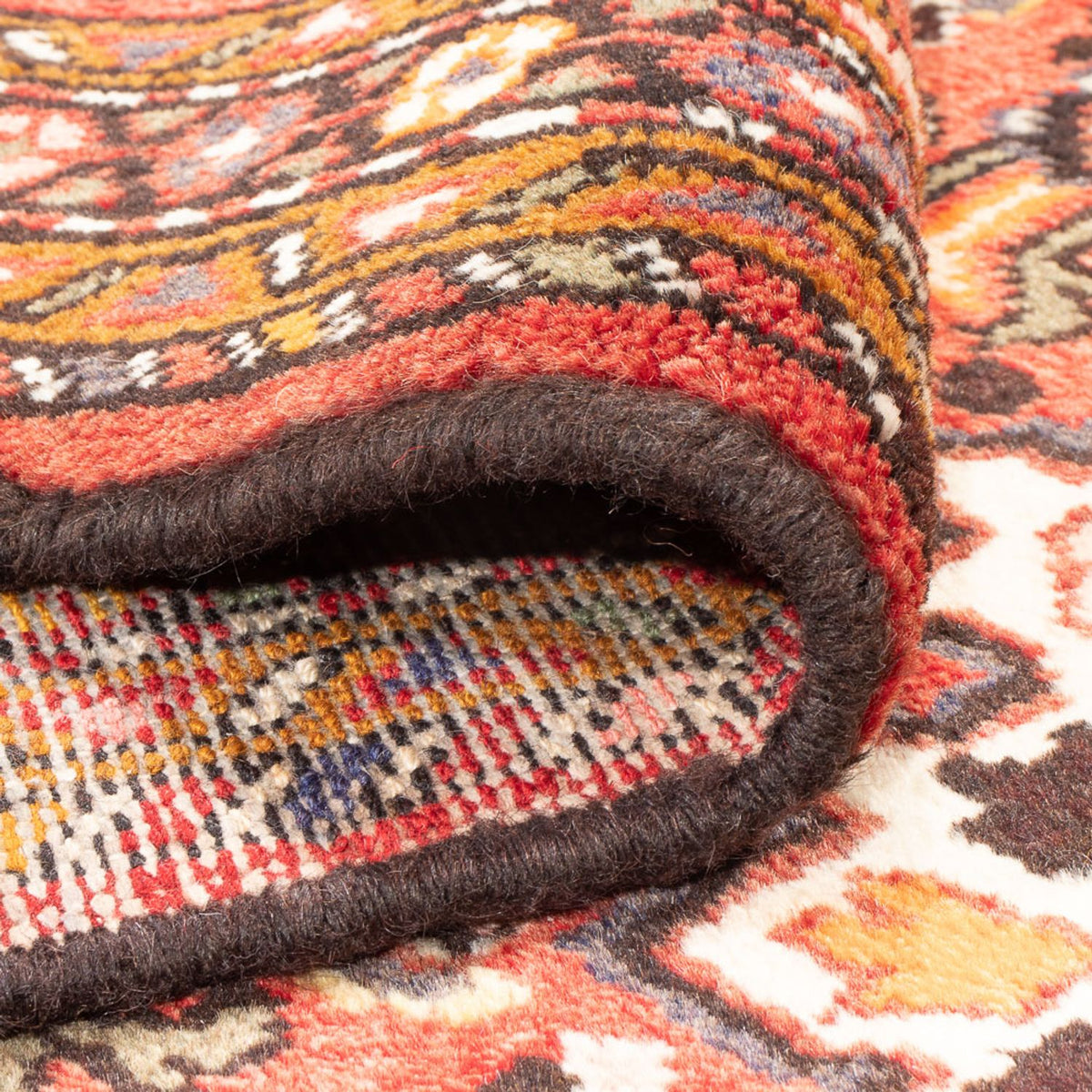 Alfombra de pasillo Alfombra persa - Nómada - 327 x 112 cm - rojo