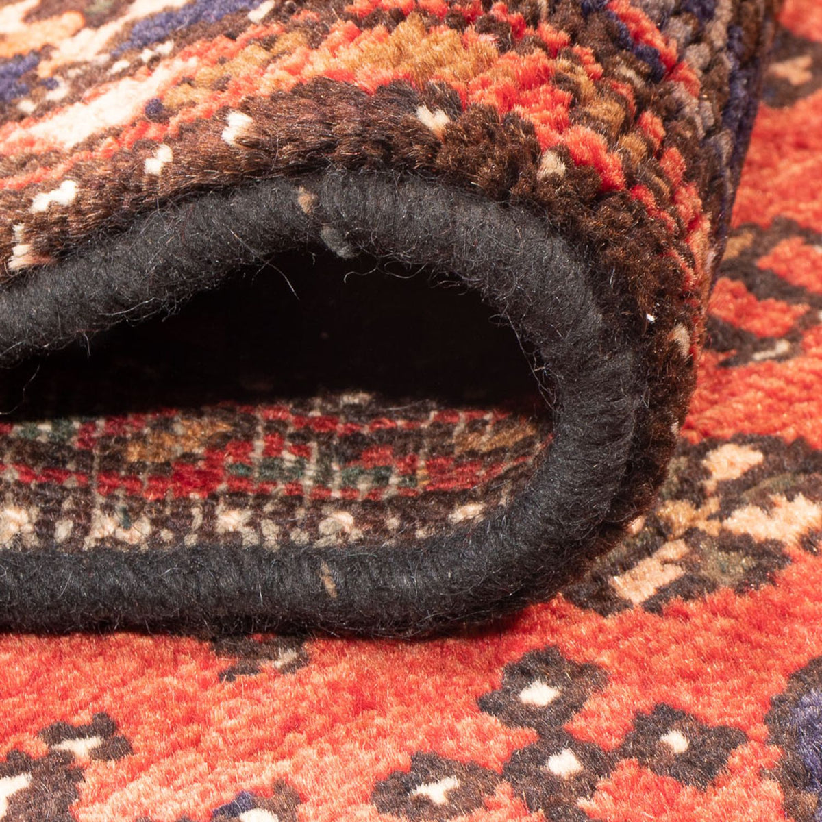 Alfombra de pasillo Alfombra persa - Bidjar - 314 x 110 cm - rojo