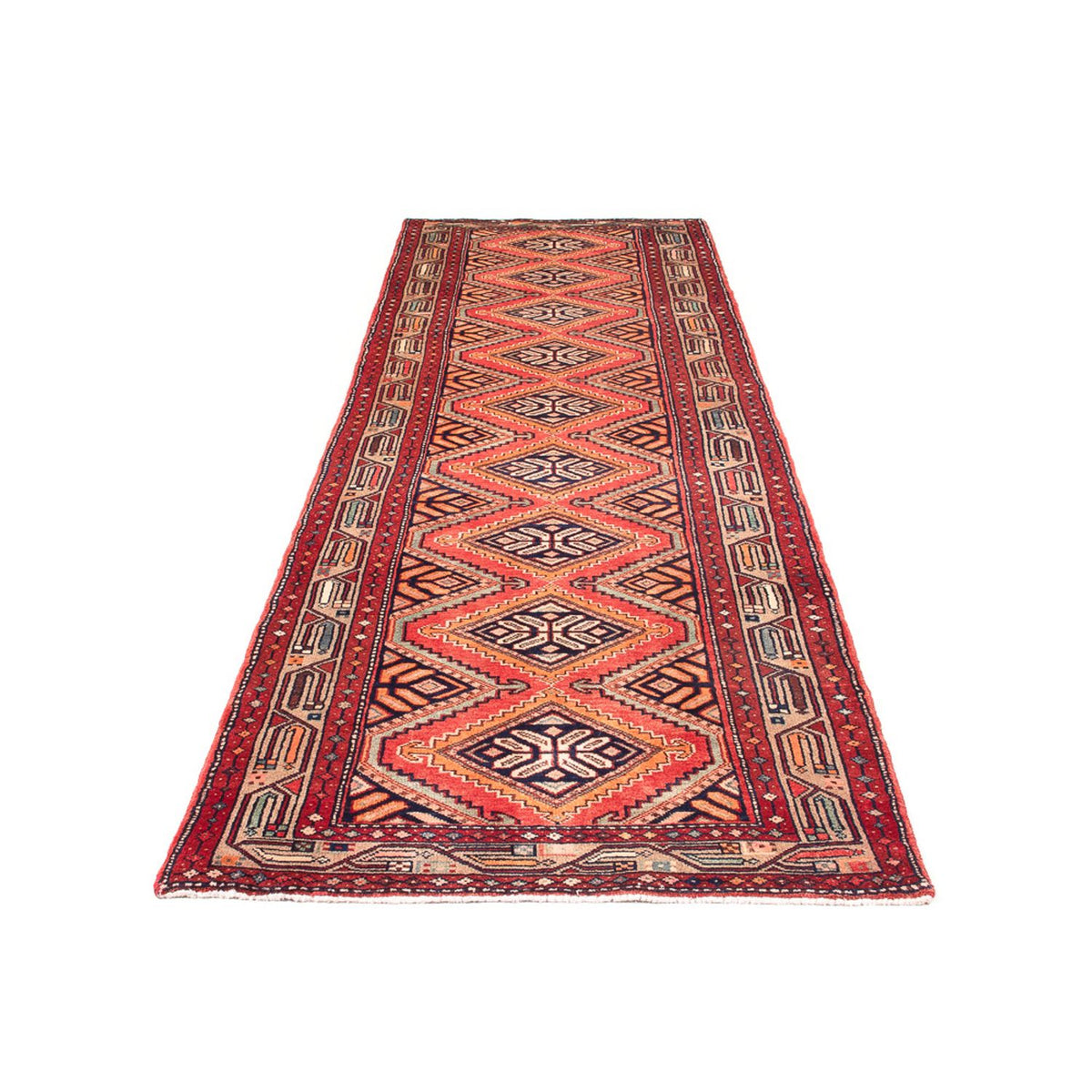 Alfombra de pasillo Alfombra persa - Nómada - 325 x 100 cm - rojo