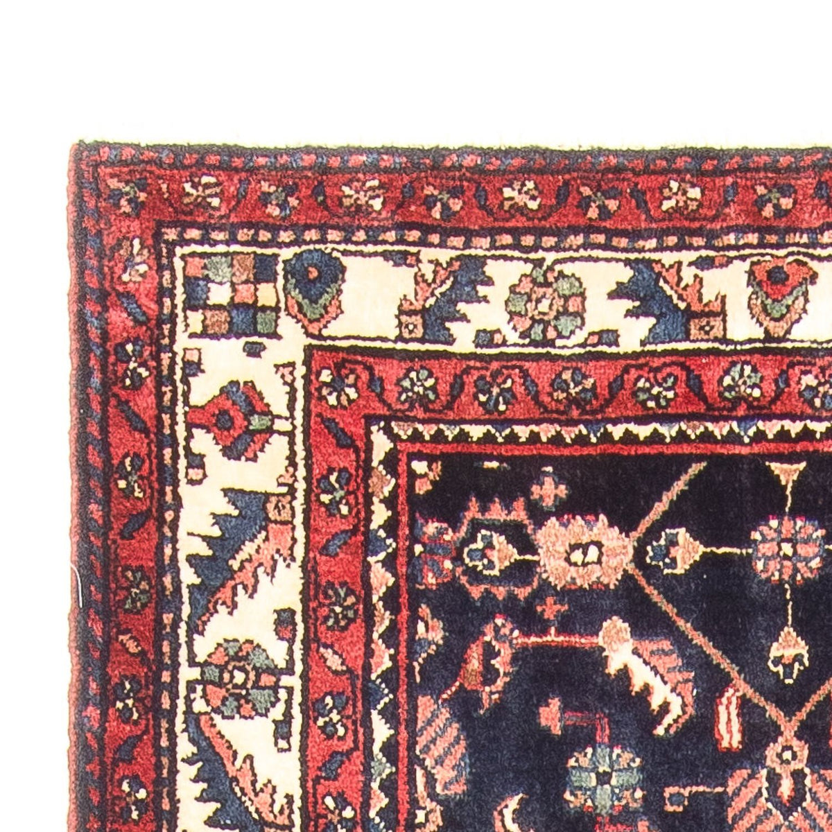 Alfombra de pasillo Alfombra persa - Nómada - 313 x 110 cm - azul oscuro