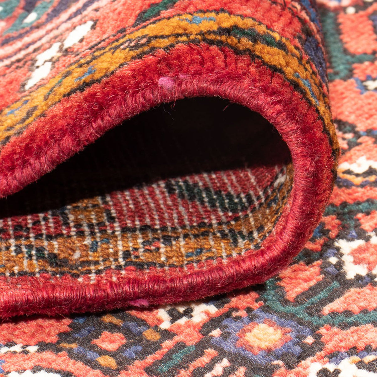 Alfombra de pasillo Alfombra persa - Nómada - 296 x 103 cm - rojo