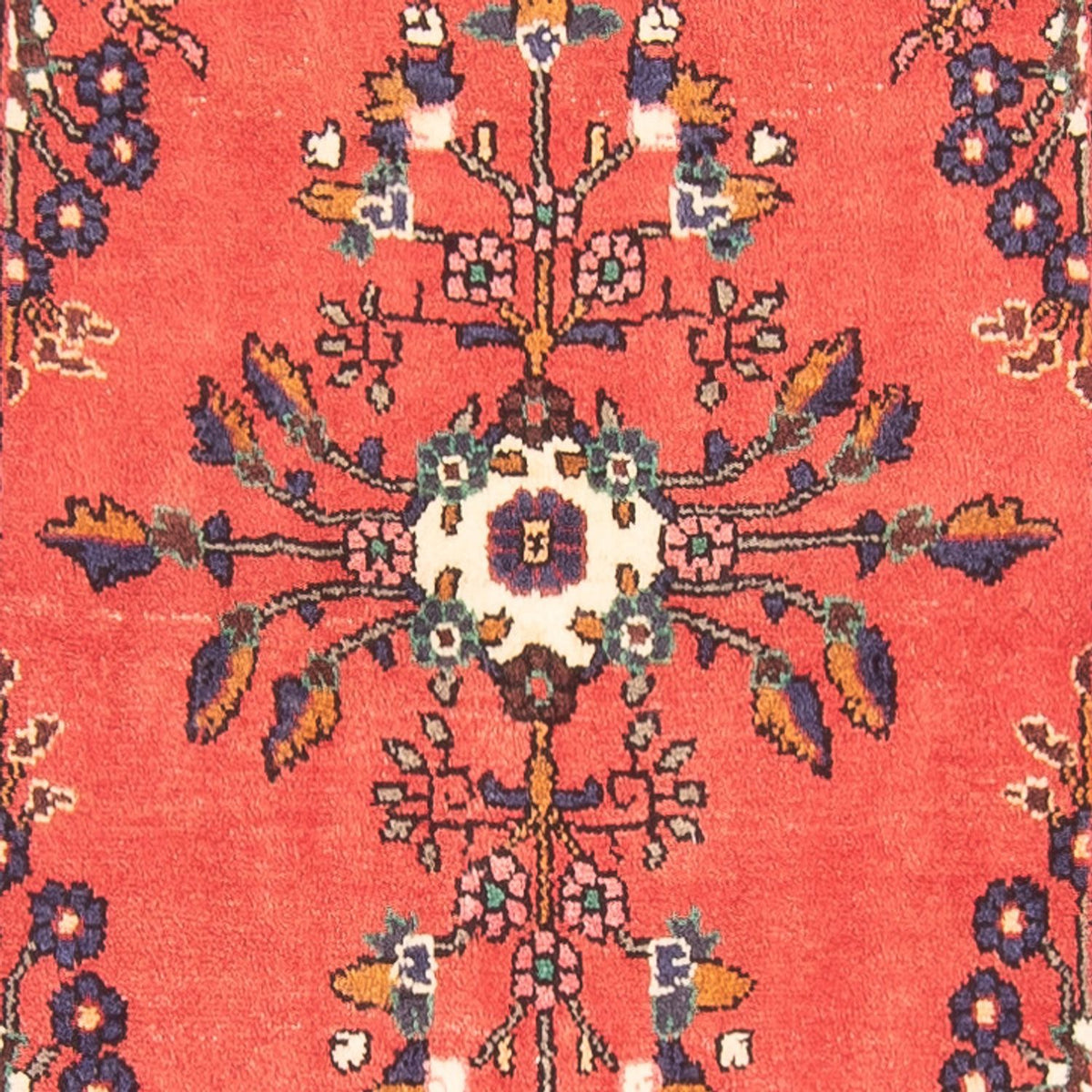 Alfombra de pasillo Alfombra persa - Nómada - 291 x 106 cm - rojo