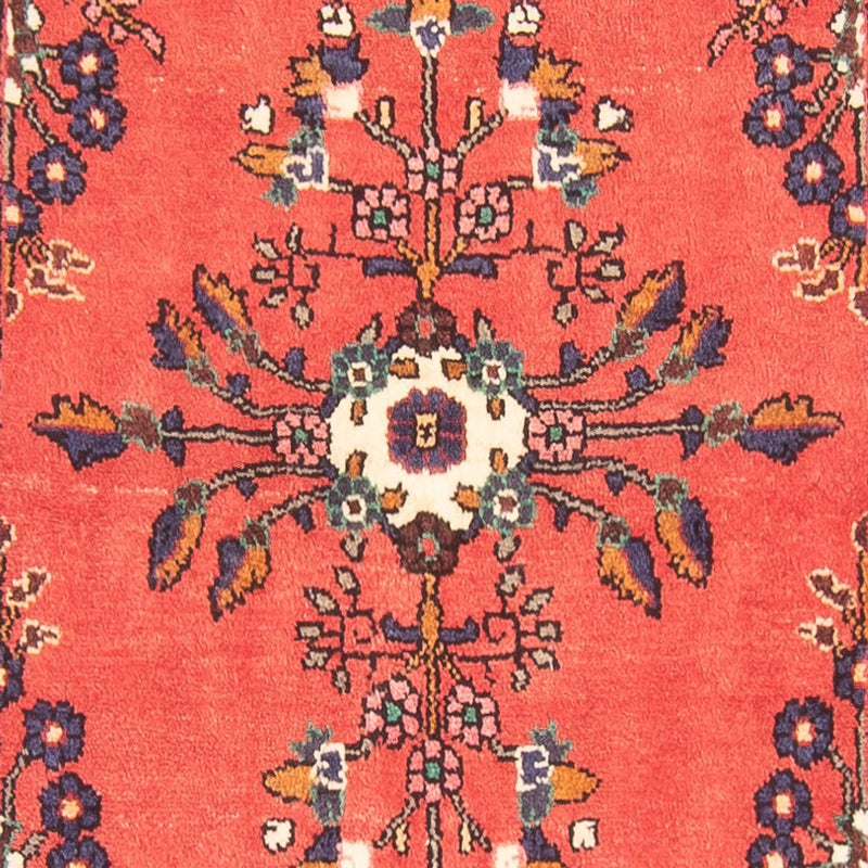 Alfombra de pasillo Alfombra persa - Nómada - 291 x 106 cm - rojo