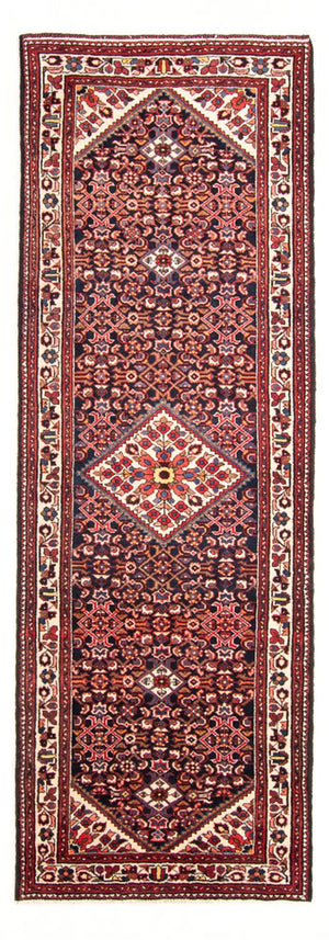 Alfombra de pasillo Alfombra persa - Nómada - 330 x 116 cm - azul oscuro