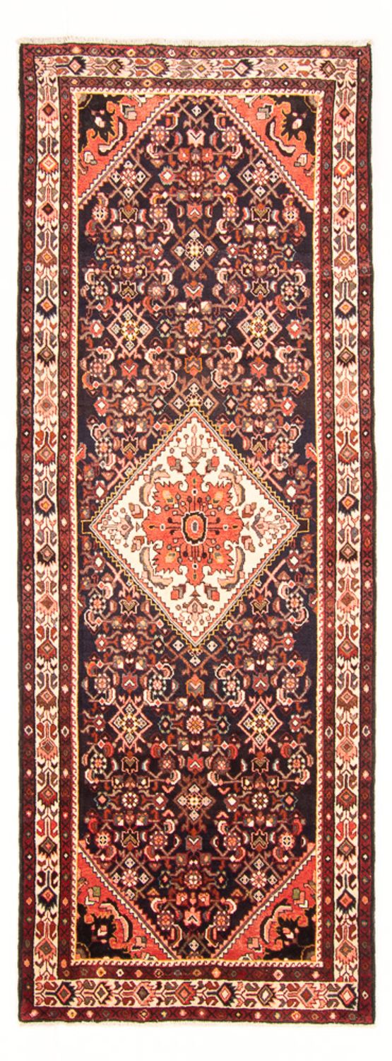 Alfombra de pasillo Alfombra persa - Nómada - 307 x 122 cm - azul oscuro