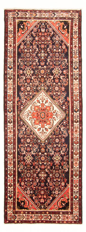 Alfombra de pasillo Alfombra persa - Nómada - 307 x 122 cm - azul oscuro