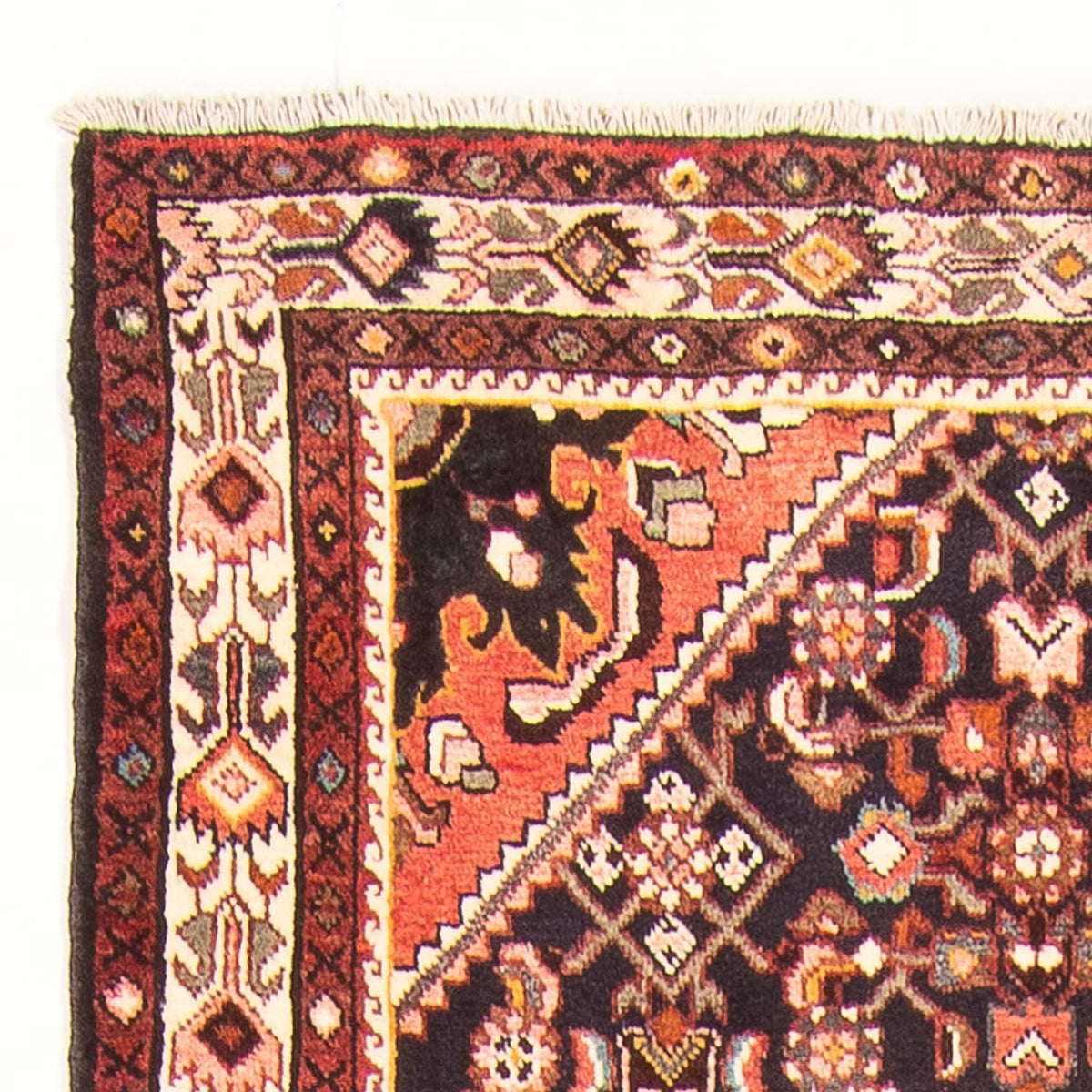 Alfombra de pasillo Alfombra persa - Nómada - 307 x 122 cm - azul oscuro