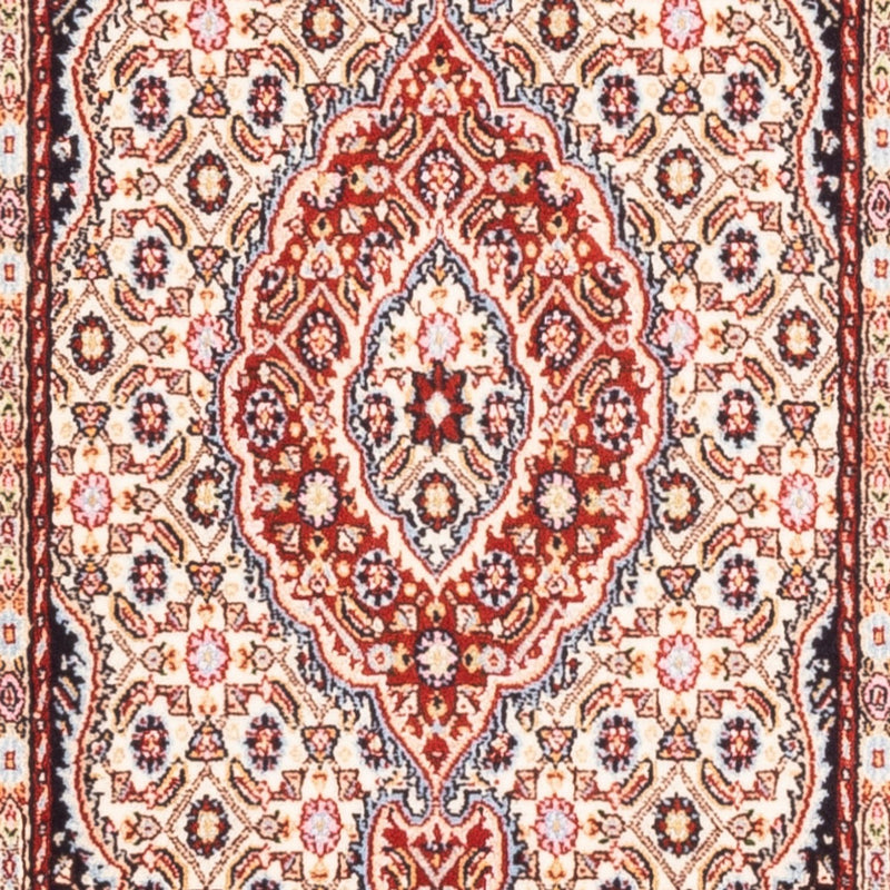 Alfombra persa - Clásica - Real - 132 x 75 cm - beige