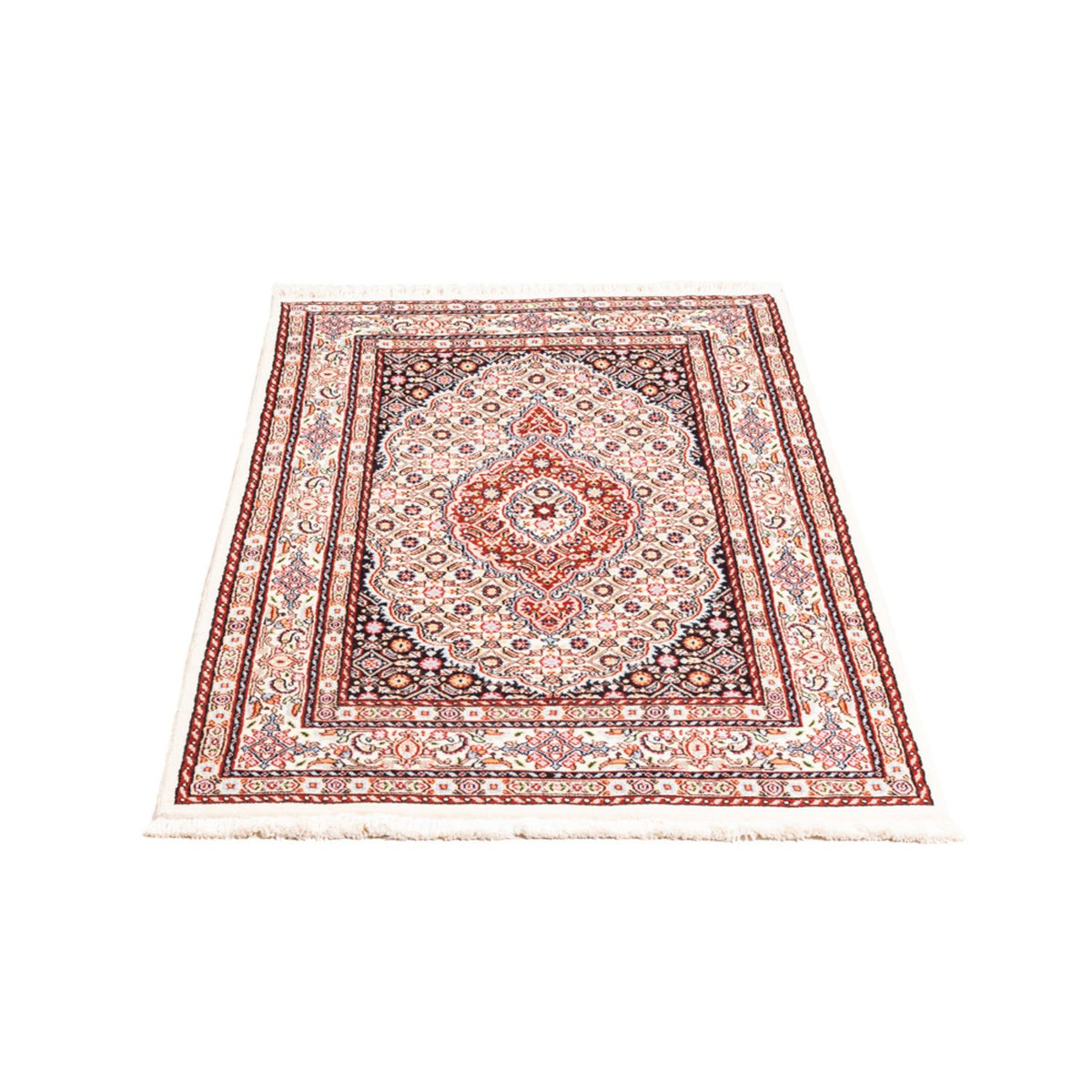 Alfombra persa - Clásica - Real - 132 x 75 cm - beige