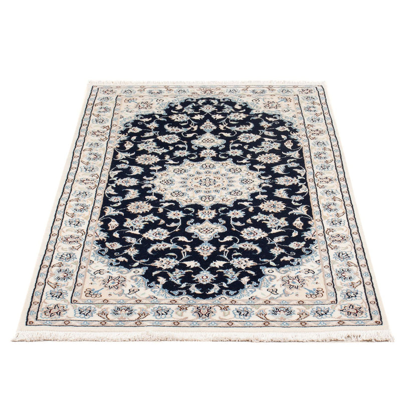 Alfombra Persa - Nain - Prima - 140 x 70 cm - azul oscuro