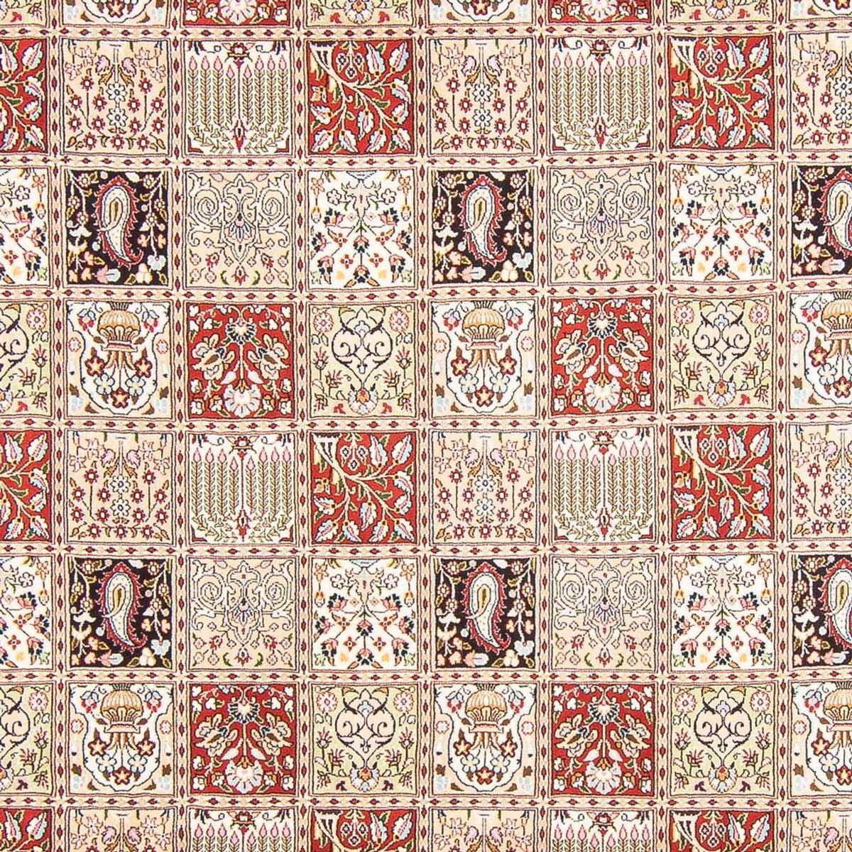 Alfombra persa - Clásica - Real - 302 x 202 cm - crema