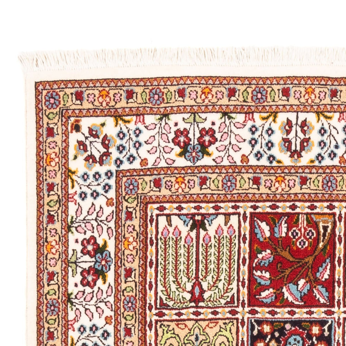 Alfombra persa - Clásica - 155 x 90 cm - crema