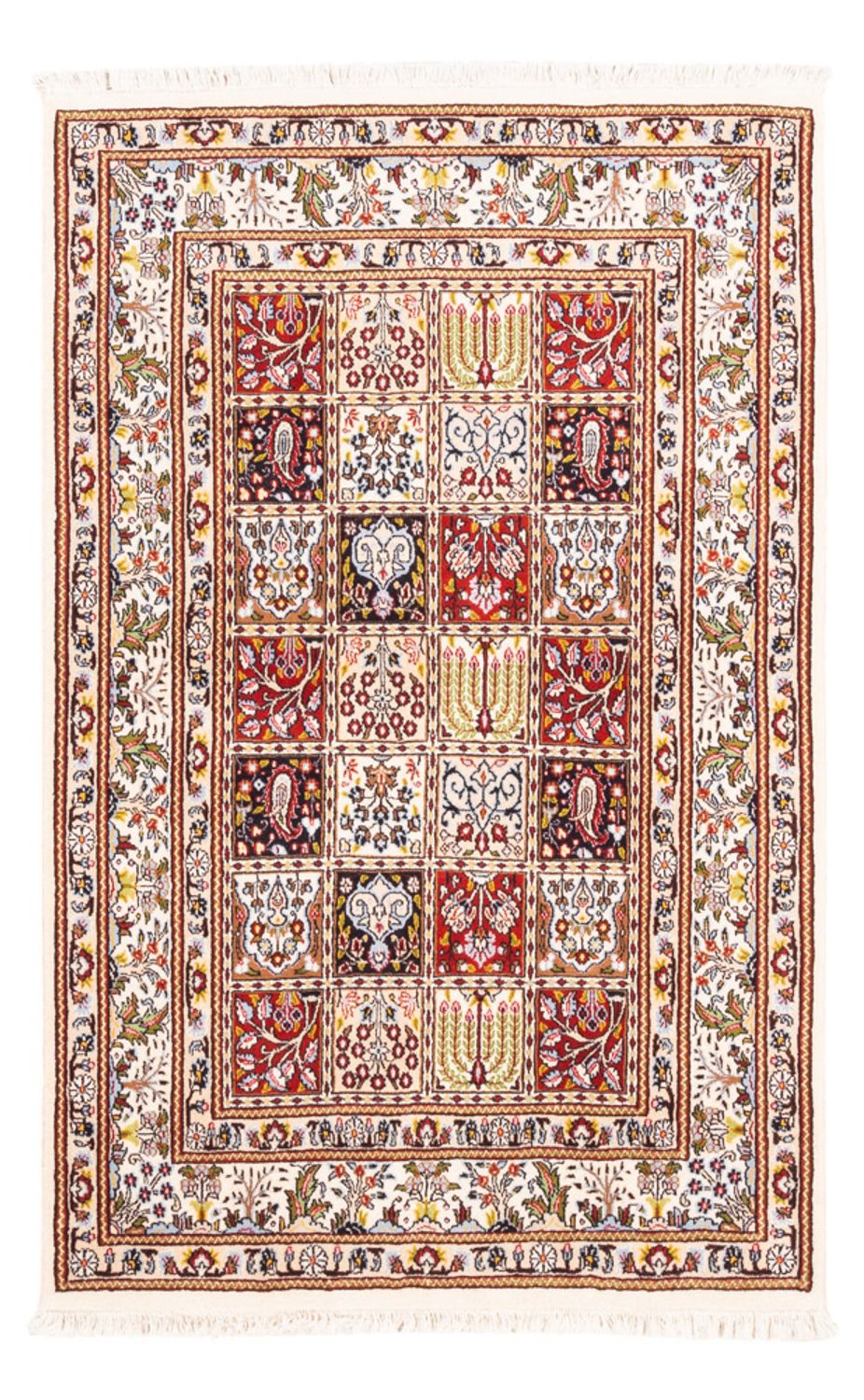 Alfombra persa - Clásica - 147 x 100 cm - multicolor