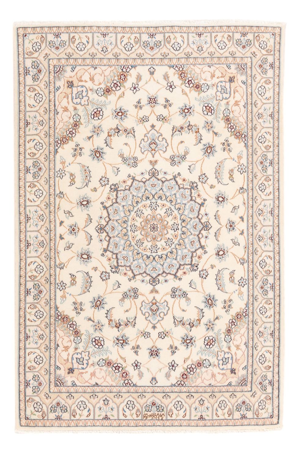 Alfombra Persa - Nain - Prima - 153 x 106 cm - crema