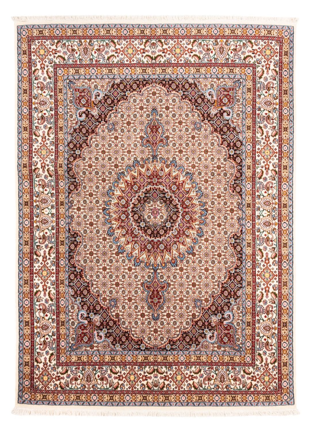 Alfombra persa - Clásica - 198 x 146 cm - crema