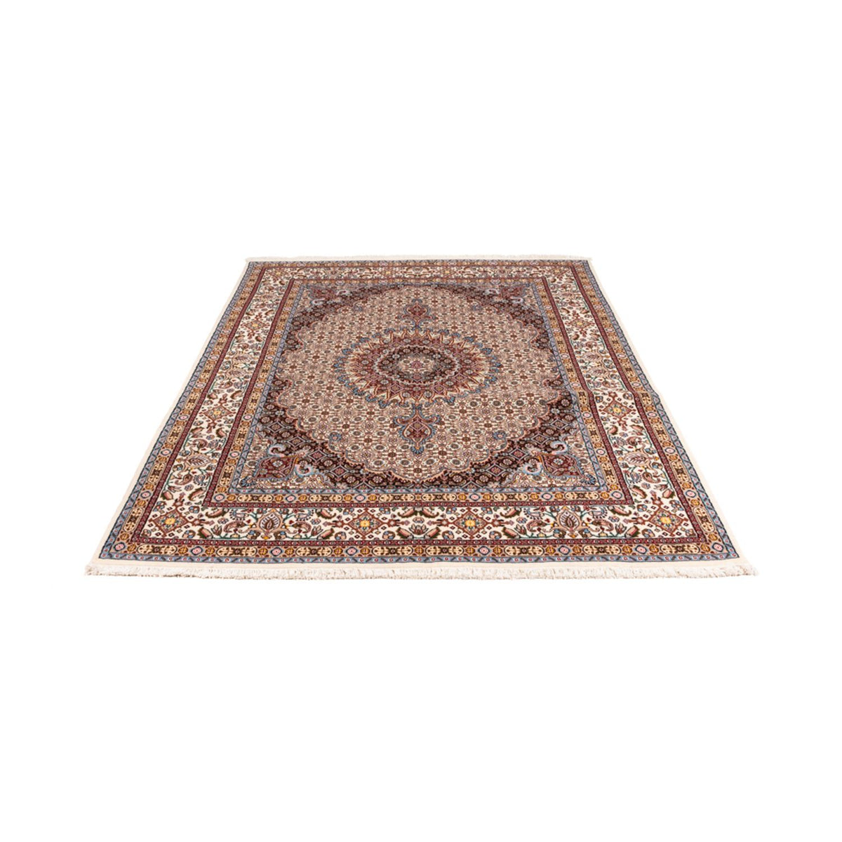Alfombra persa - Clásica - 198 x 146 cm - crema