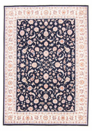 Alfombra Persa - Tabriz - Real - 240 x 172 cm - azul oscuro