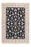 Alfombra Persa - Nain - Prima - 174 x 121 cm - azul oscuro
