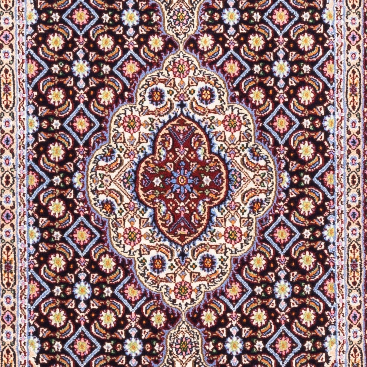 Alfombra persa - Clásica - 129 x 78 cm - multicolor