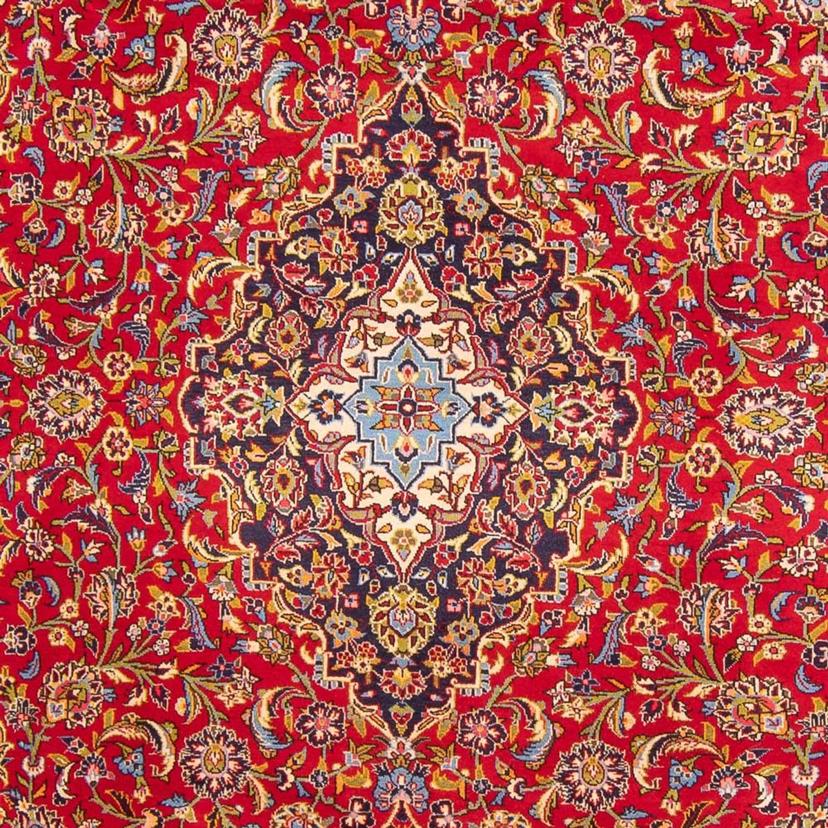 Alfombra persa - Keshan - 288 x 206 cm - rojo