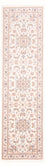 Alfombra de pasillo Alfombra Persa - Tabriz - Real - 296 x 80 cm - crema